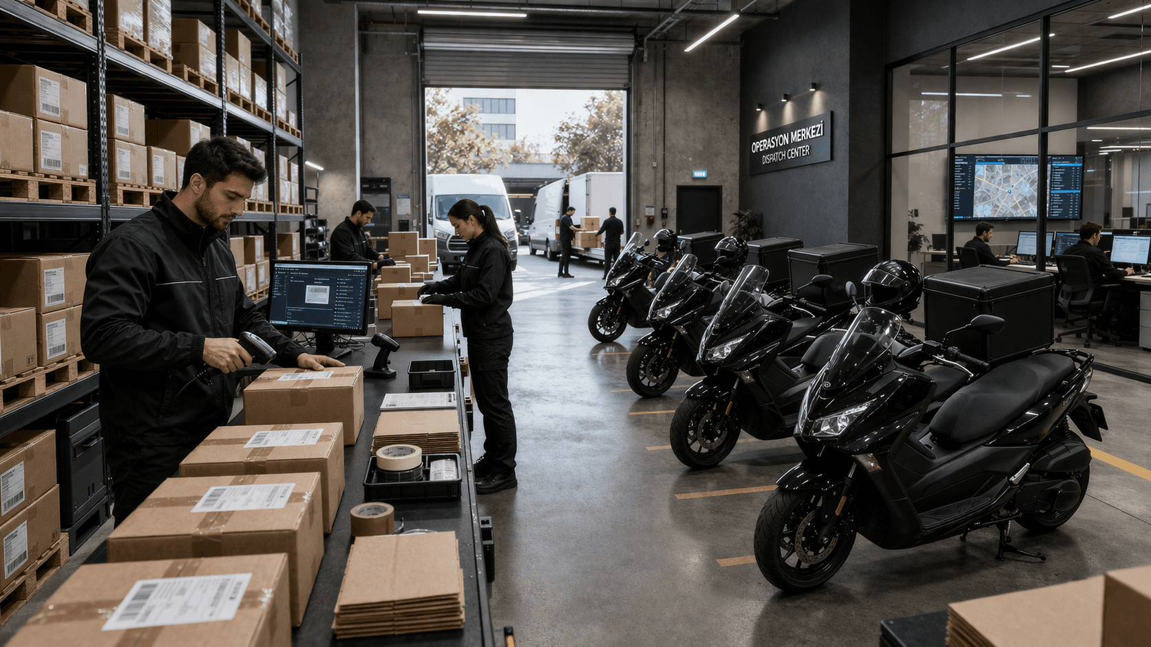 İstanbul Anadolu Yakası'nda motorlu kurye ile hızlı evrak ve paket teslimatı